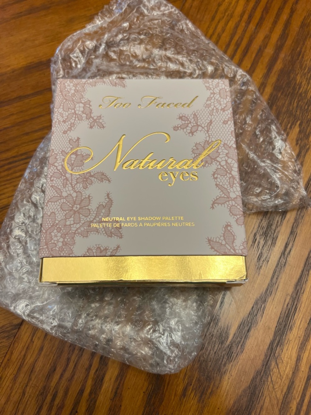 Too Faced Natural Eyes Palette - Pink Lace & Gold Accents